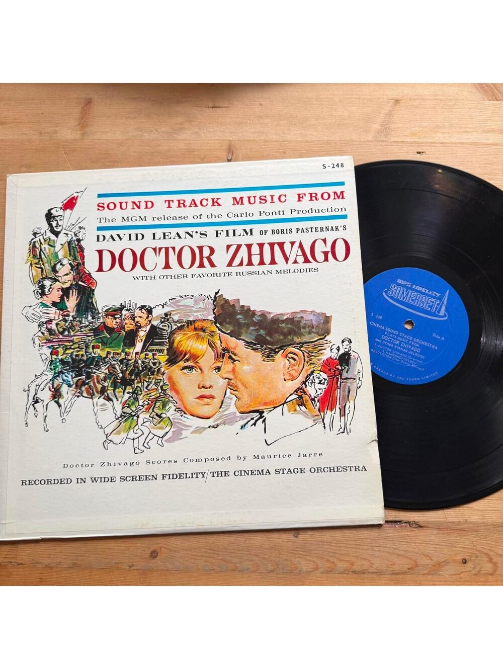 Various - Doctor Zhivago Original Soundtrack 33rpm VG+ VR18